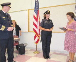 winthrop crisafi sergeant promoted oath administers vitale
